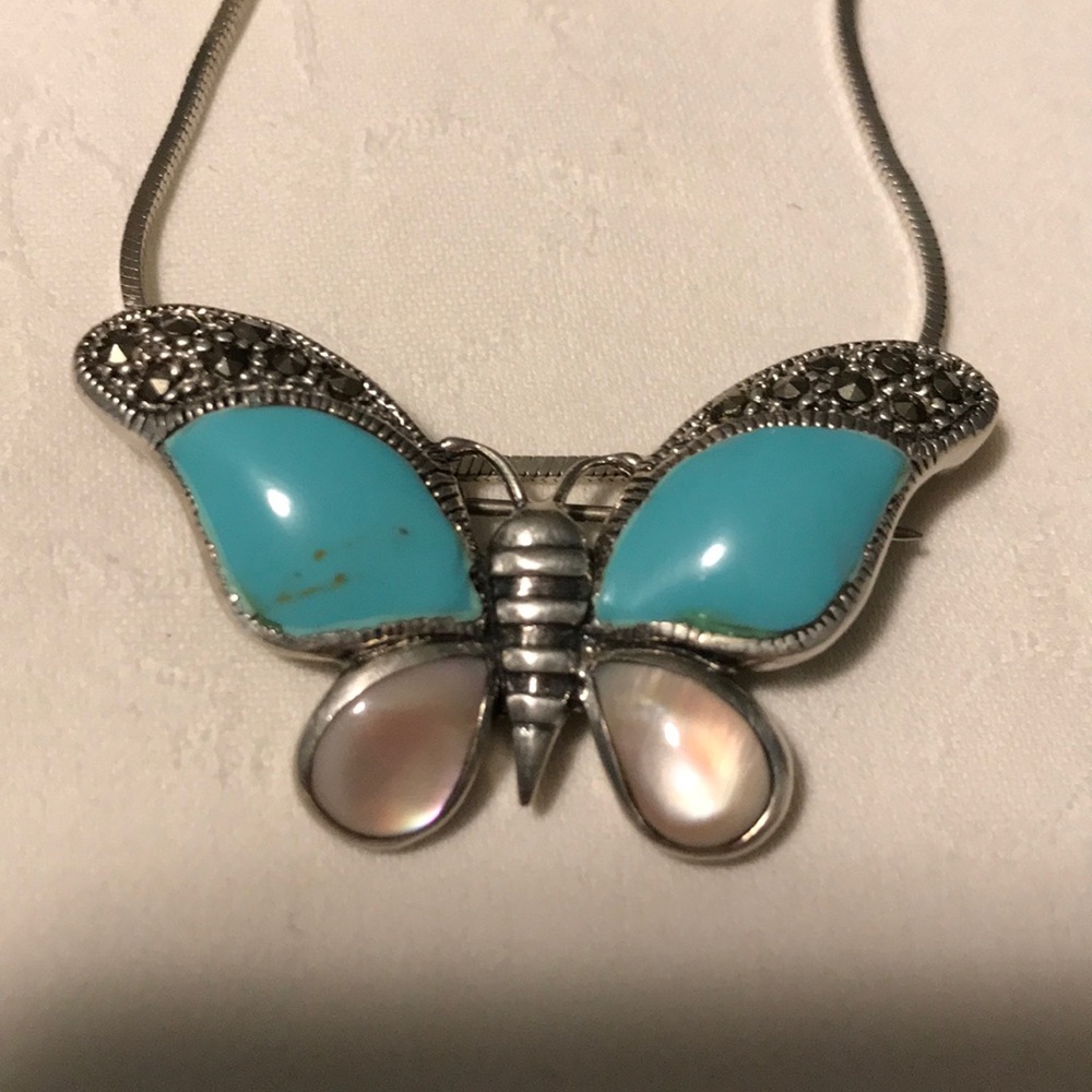 New Sterling silver Pendant/ brooch
